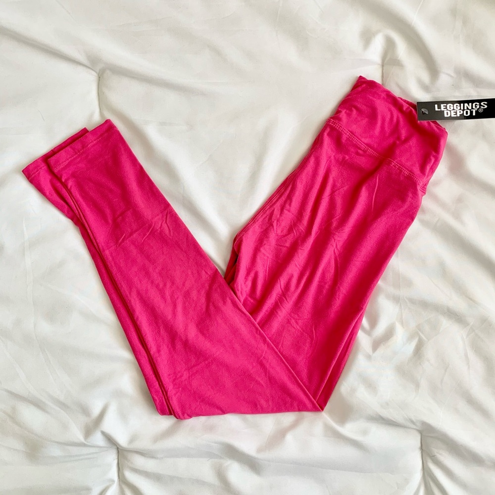 Leggings Depot Fuschia Leggings - New with Tags
